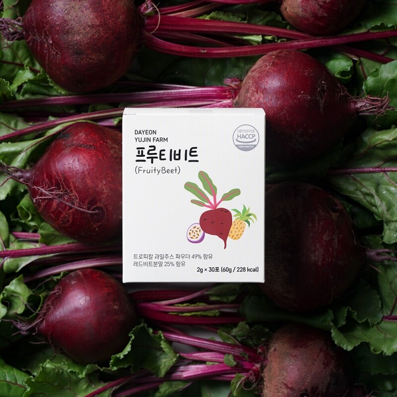 강원더몰,유진팜 유진팜 프루티비트 레드비트 열대과일 분말 스틱형 X 30개입