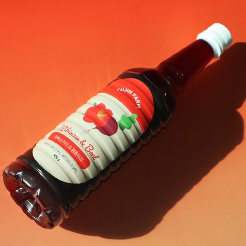 강원더몰,유진팜 히비스커스 X 평창 레드 비트 청 블렌딩티 900ml